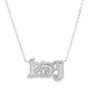 14K Gold Hebrew Personalized Diamond Cloud Nameplate Necklace Necklaces by Izakov Diamonds + Fine Jewelry | Izakov