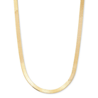 14K Gold Herringbone Chain Necklace - Necklaces - Izakov Diamonds + Fine Jewelry