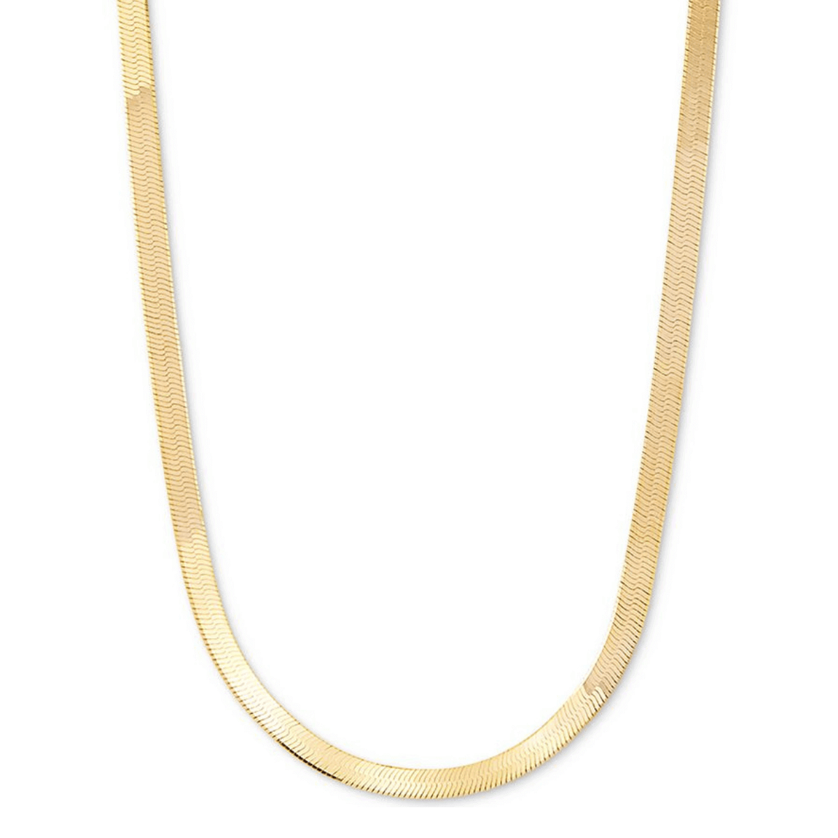 Elegant gold herringbone necklace from our exclusive jewelry collection.