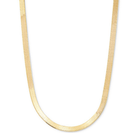 Elegant gold herringbone necklace from our exclusive jewelry collection.