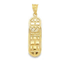 14K Gold Mezuzah Necklace Pendant Yellow Gold Charms & Pendants by Izakov Diamonds + Fine Jewelry | Izakov