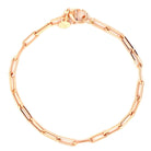 Elegant rose gold link bracelet from our premium jewelry collection.