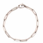 Elegant silver chain link bracelet from our jewelry brand, perfect for everyday wear and special occasions.