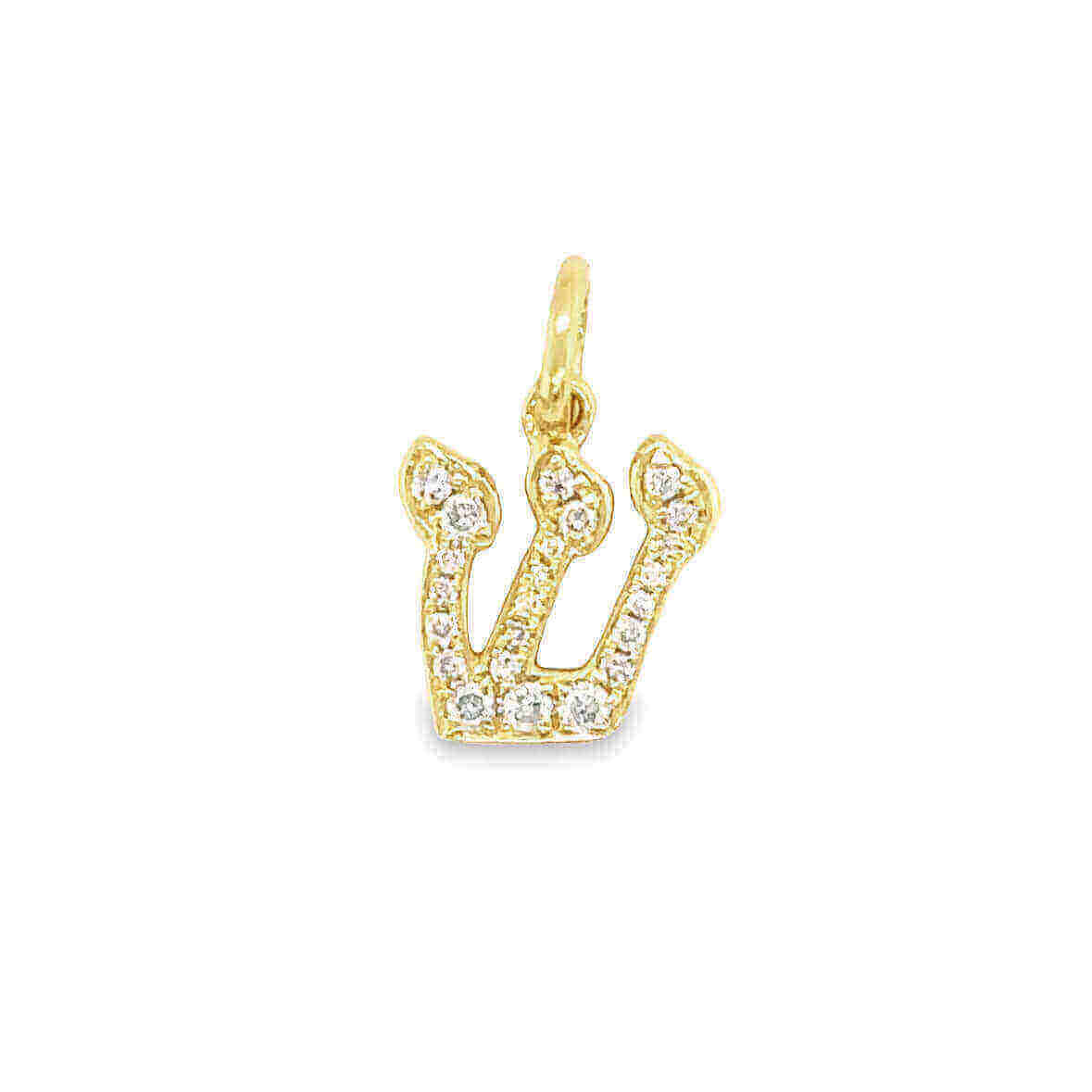 Elegant gold crown pendant adorned with sparkling diamonds from our exclusive jewelry collection.