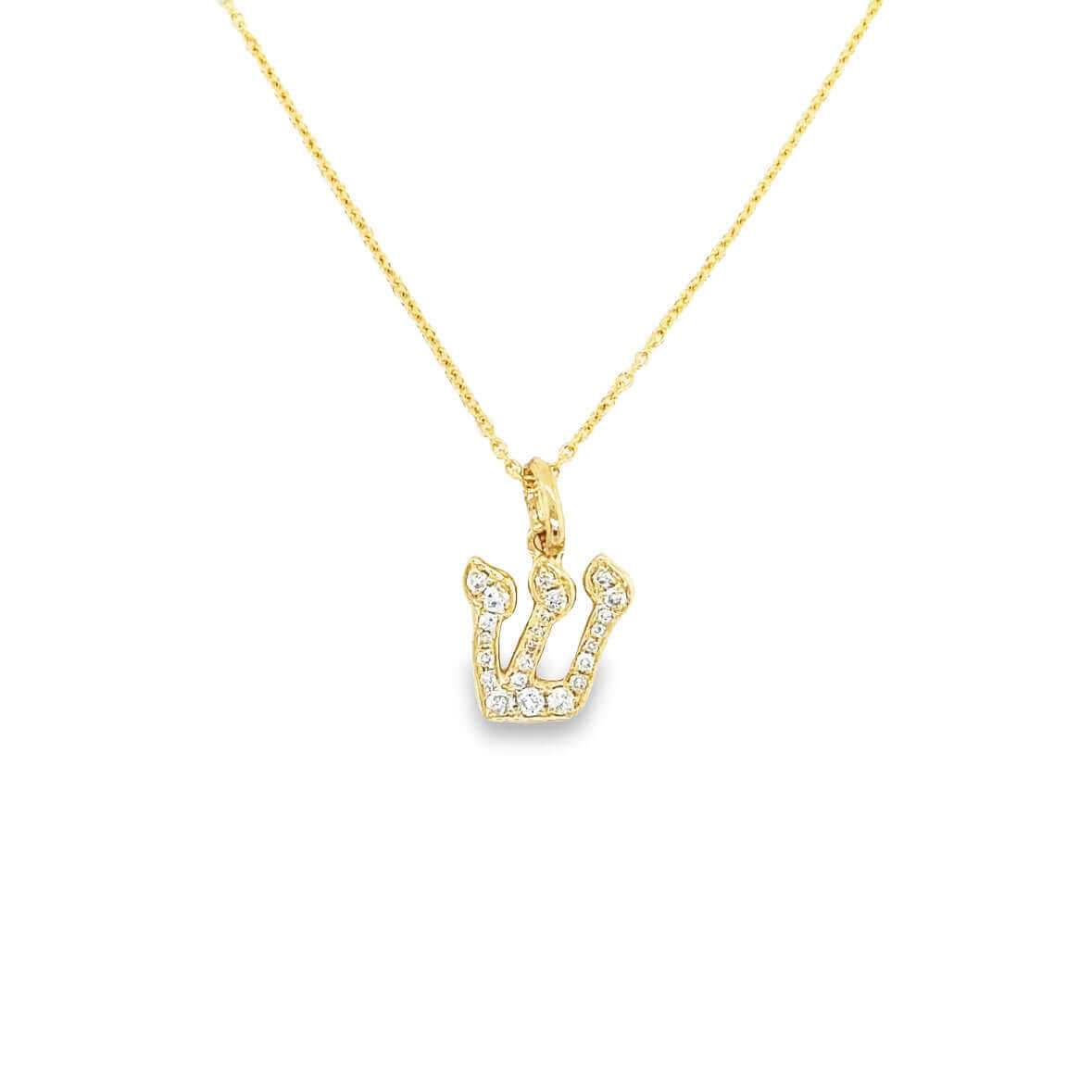 Gold Charm Necklace for Her with 2 Charm Holder Stations | Oval Rolo Link, Personalized Necklace | Wellesley Row 22