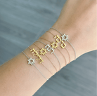 14K Gold Personalized Hebrew Nameplate Bracelet Bracelets by Izakov Diamonds + Fine Jewelry | Izakov