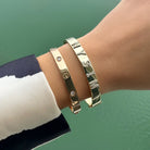 14K Gold Personalized Name Diamond Bangle Bracelet Bracelets by Izakov Diamonds + Fine Jewelry | Izakov