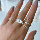 14K Gold Petite Star Of David Ring Rings by Izakov Diamonds + Fine Jewelry | Izakov