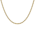 Intricate gold rope chain necklace from our jewelry collection, perfect for an elegant touch to any outfit.