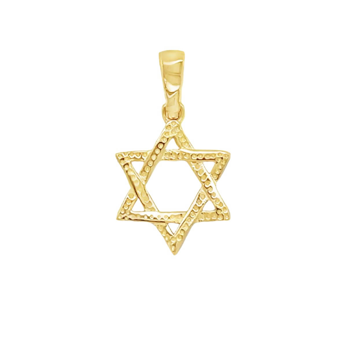 Elegant gold Star of David pendant from our luxury jewelry collection