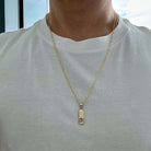 14K Gold Star Of David Mezuzah Necklace Pendant - Charms & Pendants - Izakov Diamonds + Fine Jewelry