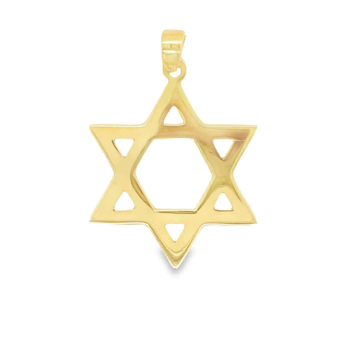 Gold Star of David charm pendant by our jewelry brand