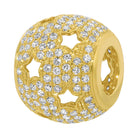Stars Multi Row Diamond Rondelle in 14K Gold with star-shaped cutouts and sparkling diamonds, by Izakov Fine Jewelry.