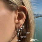 14K Gold Tube Hoop Earrings Earrings by Izakov Diamonds + Fine Jewelry | Izakov