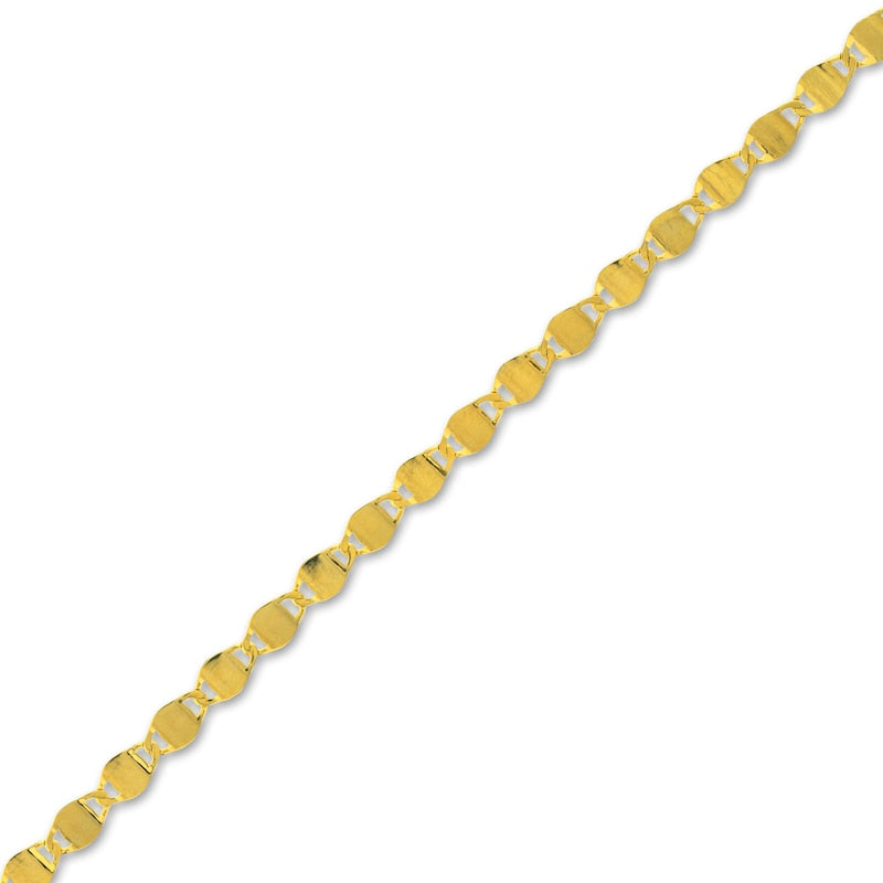 14K Gold Valentino Mirror Chain Bracelet 7" Yellow Gold Bracelets by Izakov Diamonds + Fine Jewelry | Izakov