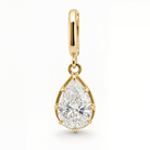 Multi Prong Set Lab Diamond Pendant