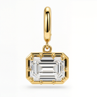 Multi Prong Set Lab Diamond Pendant
