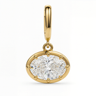 Multi Prong Set Lab Diamond Pendant