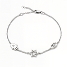 Petite Hamsa Evil Eye & Star Of David Diamond Bracelet