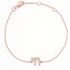 Hebrew Chai Diamond Bracelet