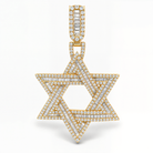 Iced Baguette Diamond Star of David Pendant, baguette diamond, Izakov Fine Jewelry