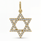 Star of David Diamond Pendant
