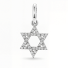 Star of David Diamond Pendant