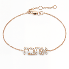 Hebrew Love Diamond Bracelet