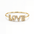 Petite Diamond Love Ring