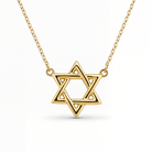 Star Of David Gold Necklace