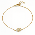 Petite Micro Pave Diamond Hamsa Bracelet