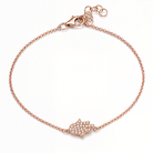 Petite Micro Pave Diamond Hamsa Bracelet