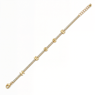 Personalized Station Block Name Diamond Tennis Bracelet