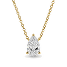 Floating Solitaire Lab-Grown Diamond Necklace