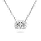 Floating Solitaire Lab-Grown Diamond Necklace