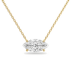 Floating Solitaire Lab-Grown Diamond Necklace