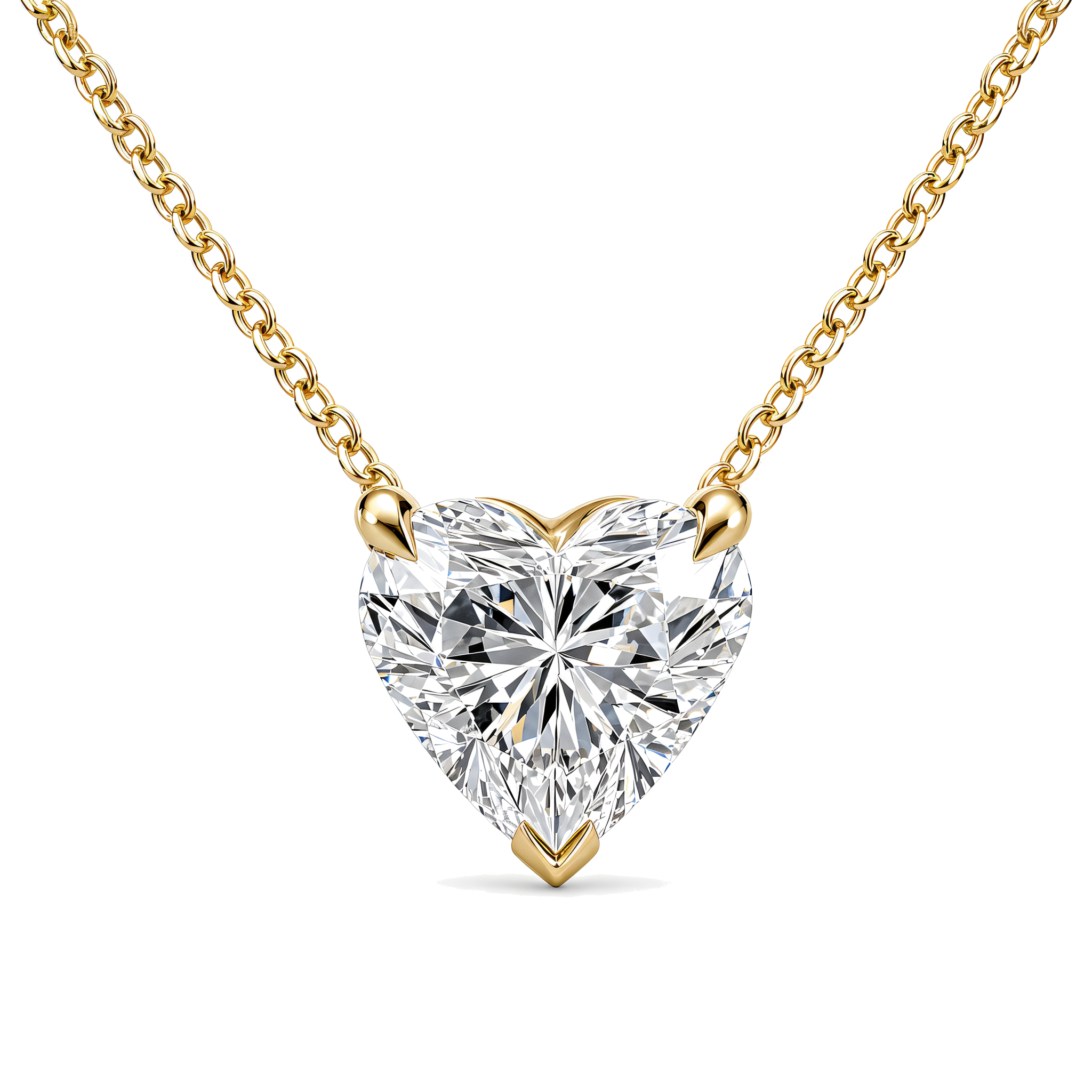 Floating Solitaire Lab-Grown Diamond Necklace
