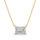 Floating Solitaire Lab-Grown Diamond Necklace