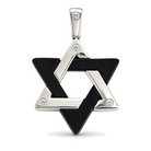 Gemstone Star of David Diamond Pendant ©