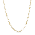 Mixed Clip Link Chain Gold Necklace
