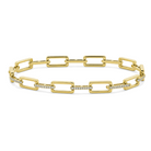 Rectangular Link Diamond Bracelet