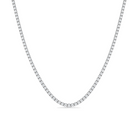 Classic Natural Diamond Tennis Necklace