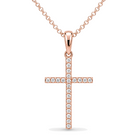 Diamond Pave Cross Necklace