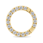 Round Link Diamond Charm Enhancer, diamond, Izakov Fine Jewelry