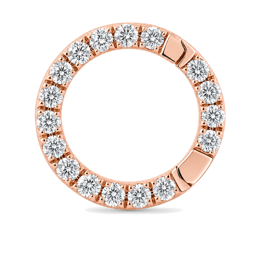 Round Link Diamond Charm Enhancer