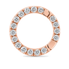 Round Link Diamond Charm Enhancer, alternate angle