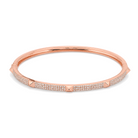 3-Row Diamond Pave Pyramid Stud Bangle