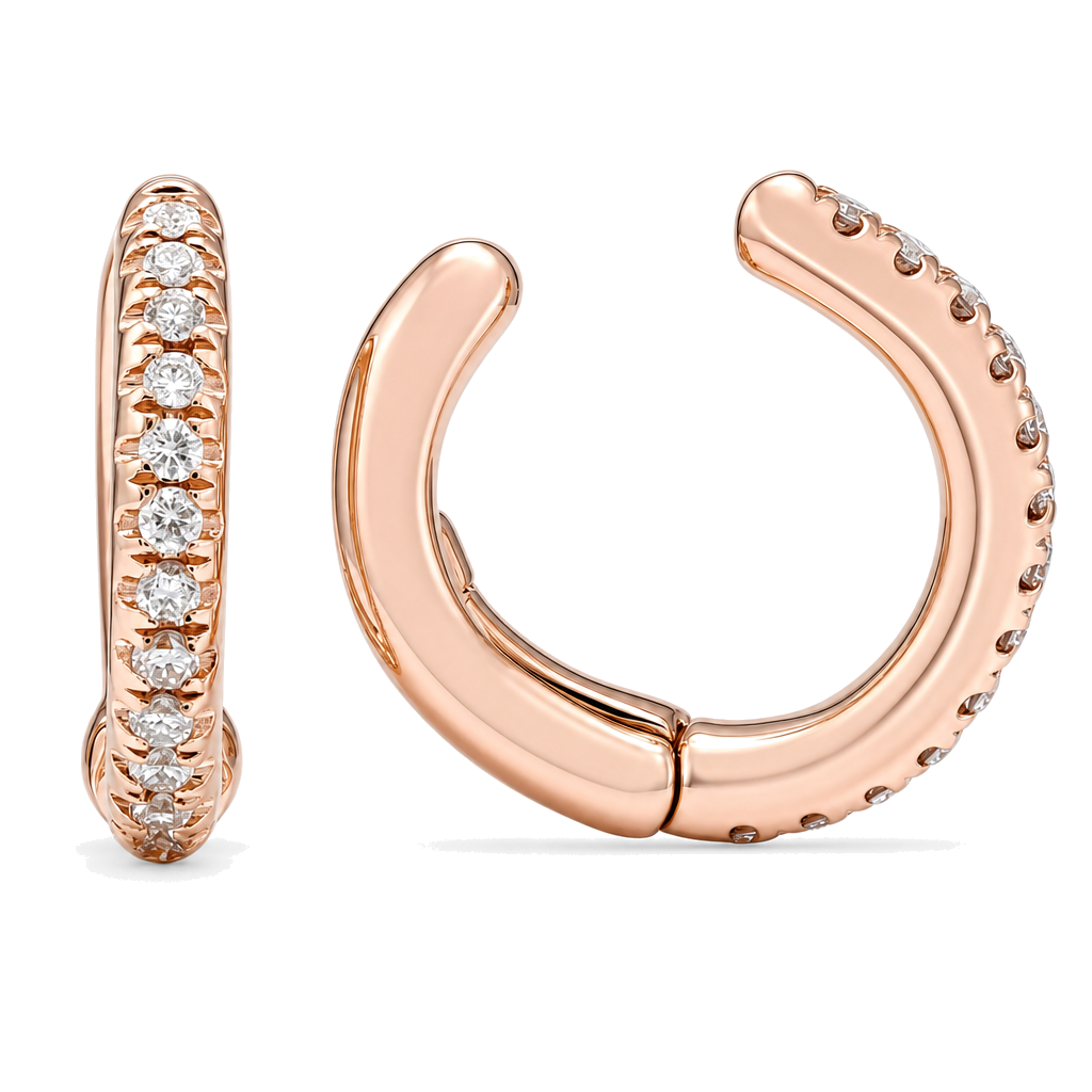 Micro Pave Diamond Ear Cuff