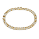 Classic Miami Cuban Link Diamond Bracelet
