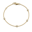 Diamond Bezel Stations Bracelet
